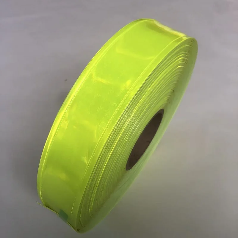 5cm * 50m fluor zieren des grünes PVC-Reflexstreifen-Nachtreflektor-Sicherheits warnband für Kleidung – Detail 5