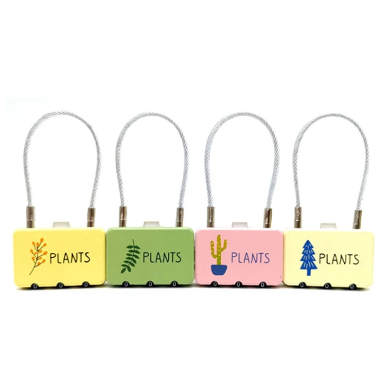EGFirtor Password Mini Padlock Smart Electronic Lock for Travel Luggage Password Changeable Lock Contrast Color Design Padlock