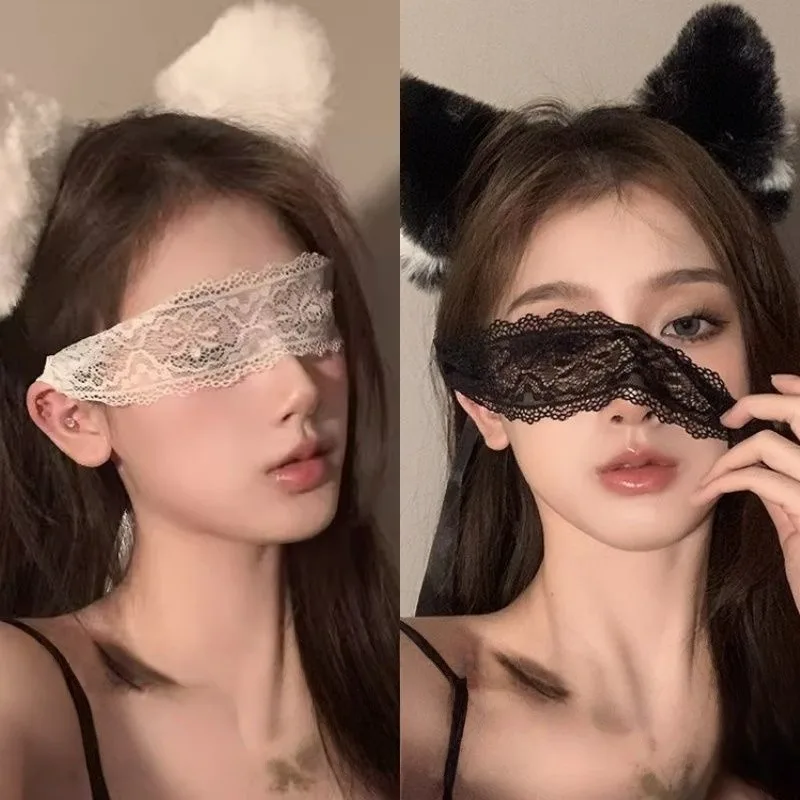 قناع عين من الدانتيل للنساء مثير للحفلات، قناع عين مجوف قابل للتعديل للصور، زي لعب الأدوار، إكسسوار فاسق DIY #1