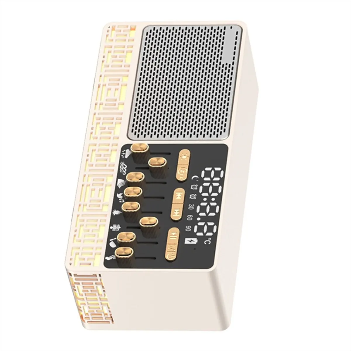 

A69Z Wireless Bluetooth 8 Natural Sounds Sleep Speaker FM Radio Support Music Player Alarms Clock TF Card U Disk Audio