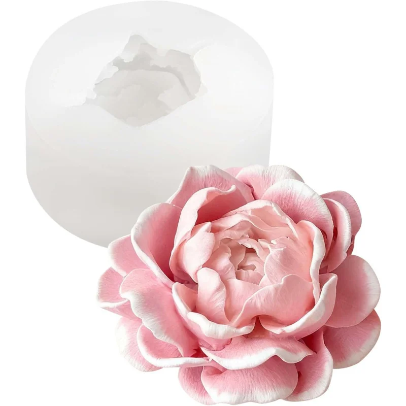 Jasmine flower candle silicone mold、3D Floral pattern silicone mold、Silicone mold that can be flexibly deformed and can be remov