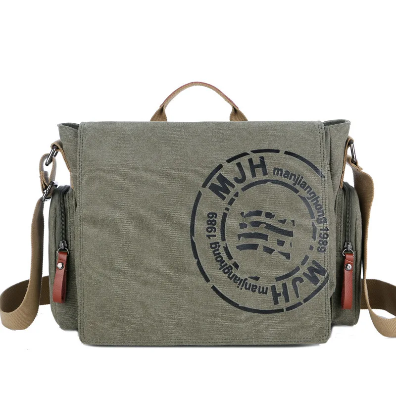 Moda męska płócienne torby na ramię podróże służbowe torby typu crossbody męskie torby kurierskie teczki męskie torebki Tote torba męska bolsos
