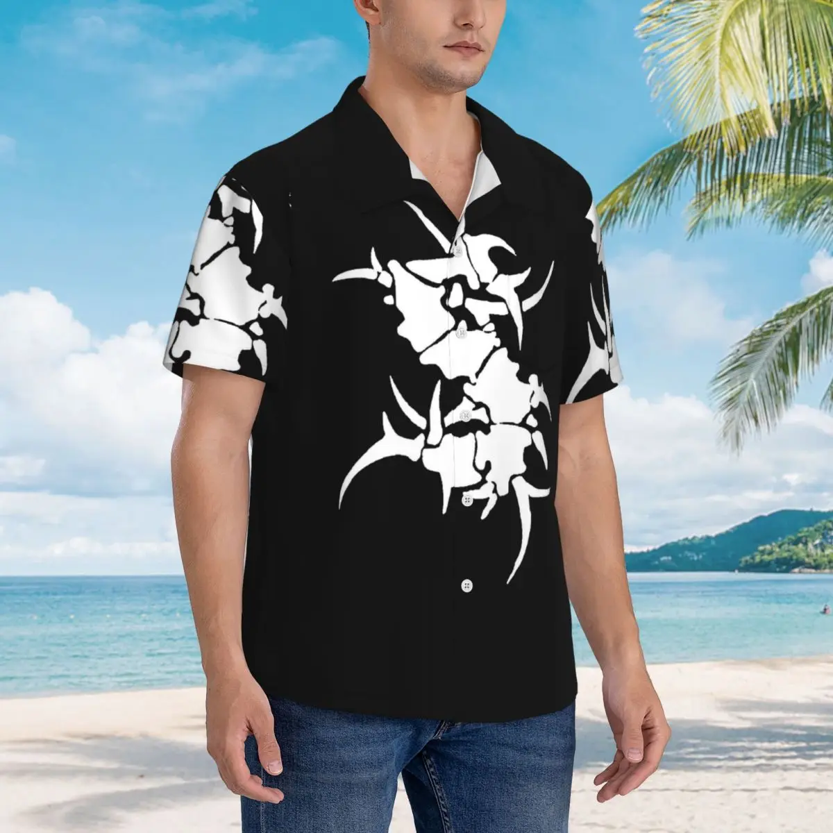 

Sepultura Slayer Death Metal (1) Hawaiian Shirts Fashion Men Short Sleeve Shirt for Summer Beach Men's Button Tops