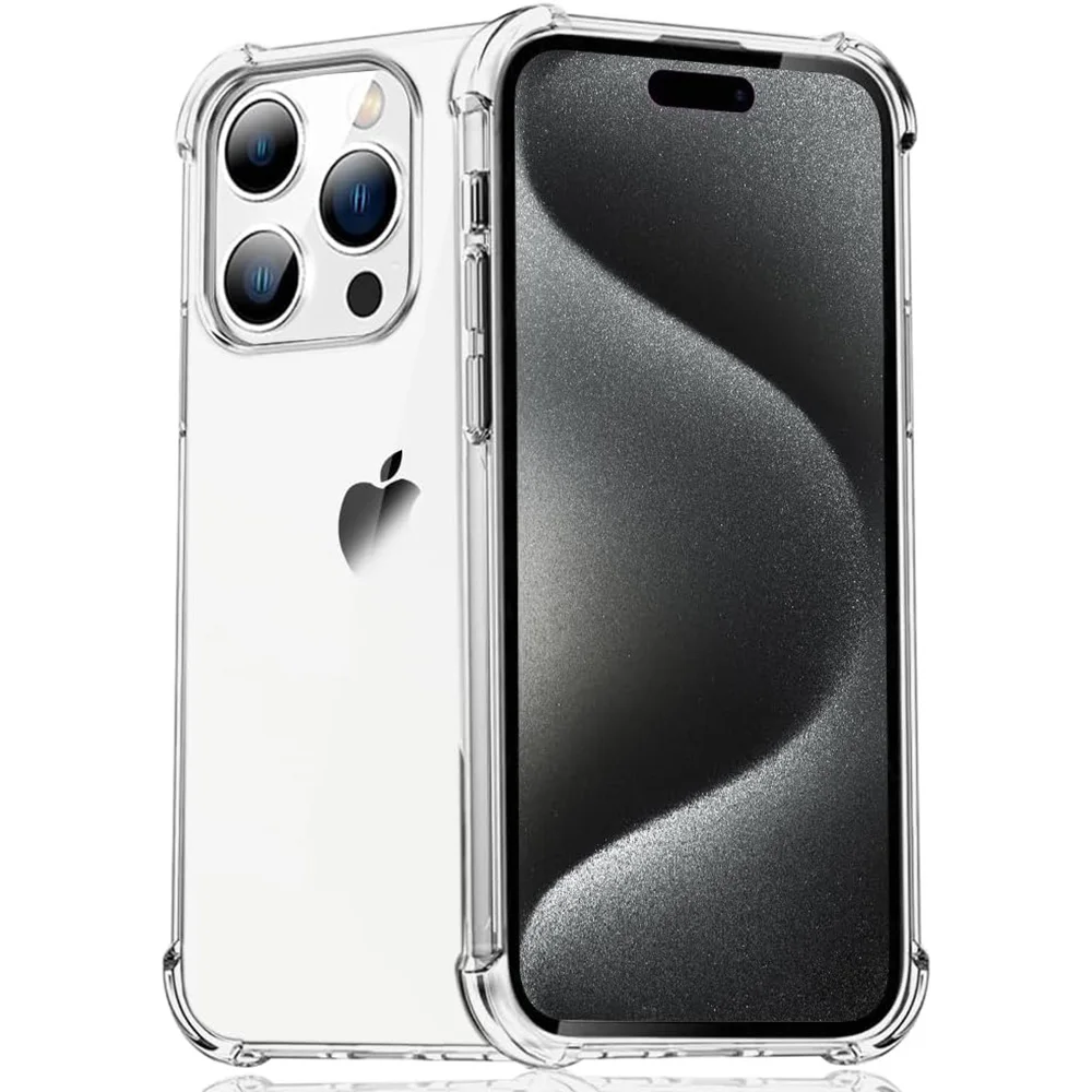 

Shockproof Case For iPhone 16E 16 15 14 13 12 11 Pro Max Ultra Thin Silicone Soft Clear Case For Apple 13 12 Mini 16 Plus Cover