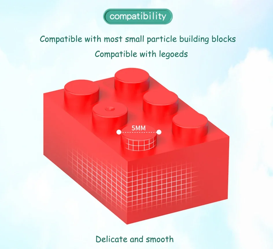 Rcmall kleine Partikel Bausteine Bau spielzeug in loser Schüttung Kinder bau Kreativität Spielzeug kompatibel mit Legoeds
