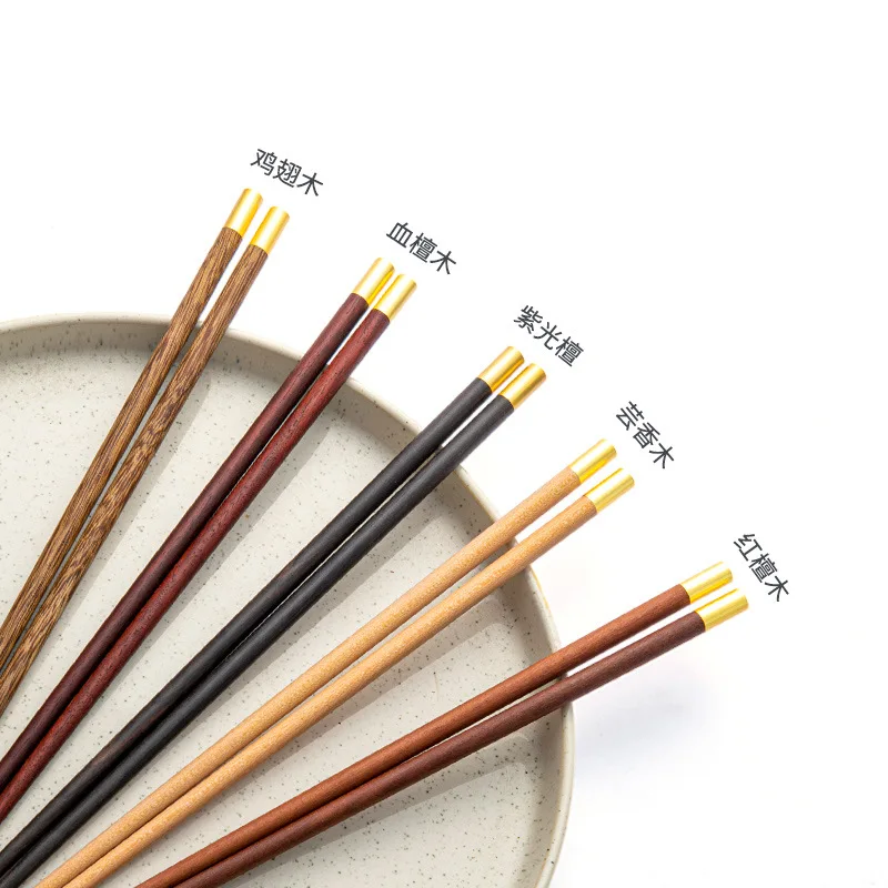 10Pairs High Quality Chinese Wooden Chopsticks Korean Home Hotel Restaurant Portable Healthy Food Stick For Sushi Chopsticks