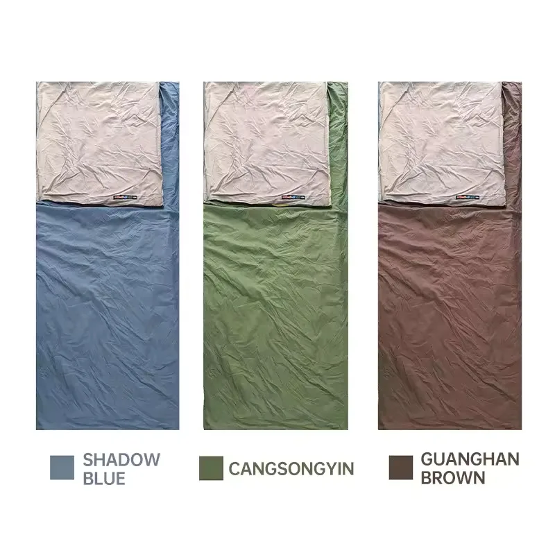 

Outdoor camping, tourism, mountain climbing, adult sleeping bag, mini portable nylon cotton, machine washable, multi splicing