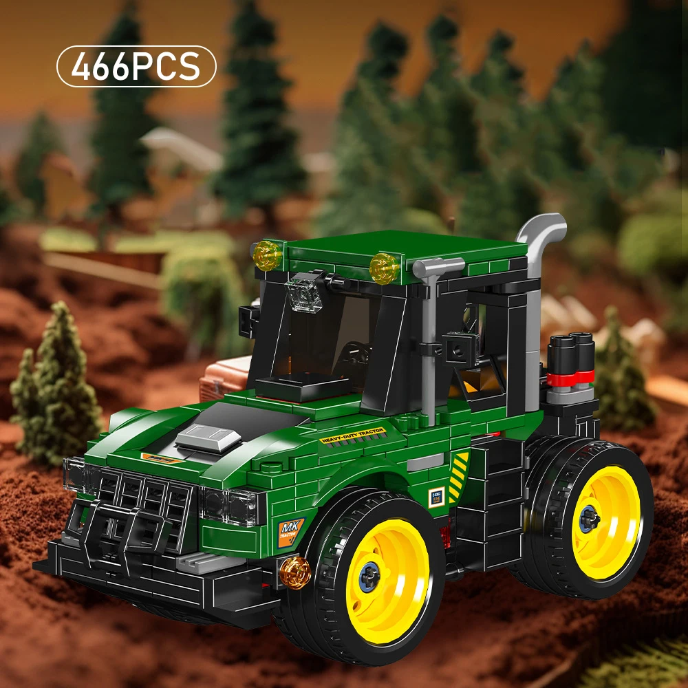 

Мини-конструктор «Трактор»: развивающая модель для сборки, игрушка-головоломка для мальчиков и девочек, сельскохозяйственная техника, подарок, настольный набор