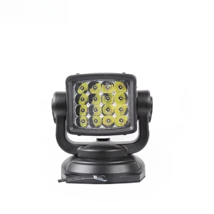 Off-road LED Spotlight Head Light, Wireless Remote-Controlled,Spot Beam For Trucks & Boats, Corrosion & Vibration Resistant
