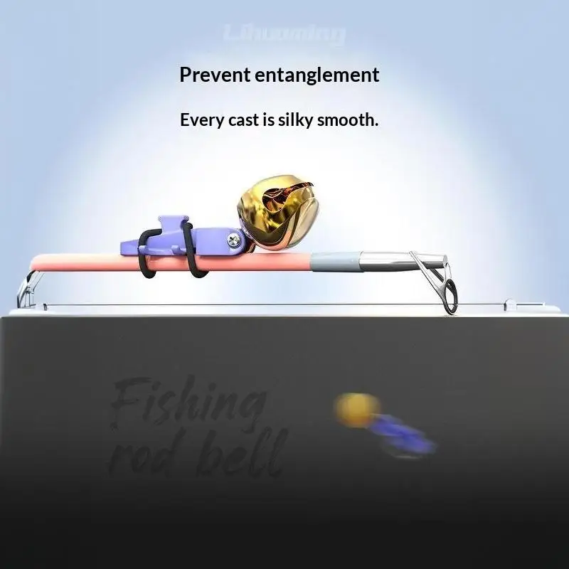 【1/5Pcs Fishing Bite AlarmBell Rod Clip Fishing Goods Bell Outdoor Pole Fish Bites Indicators Alarm Indicator Float Tackle】