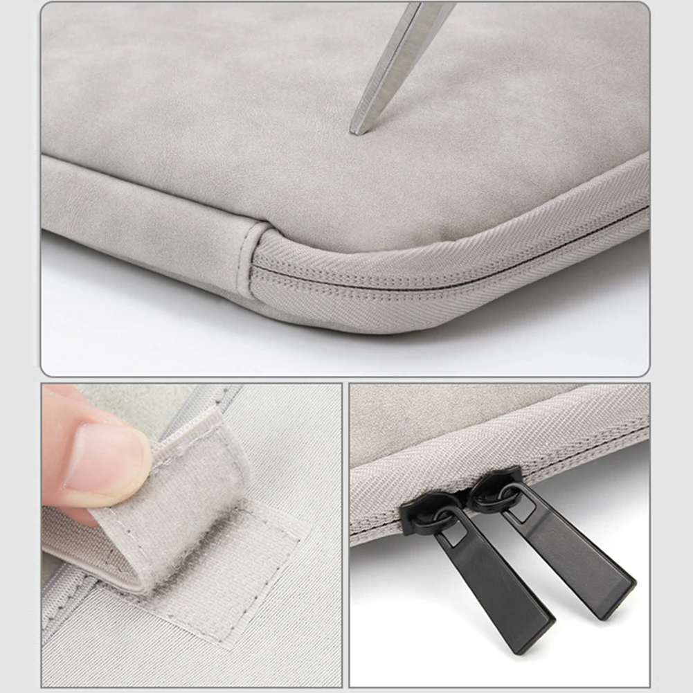 حافظة واقية مقاس 13-14/15-16 بوصة مع مقبض حقيبة حمل الكمبيوتر مع جيب ملحق غطاء كمبيوتر محمول واقي مقاوم للصدمات