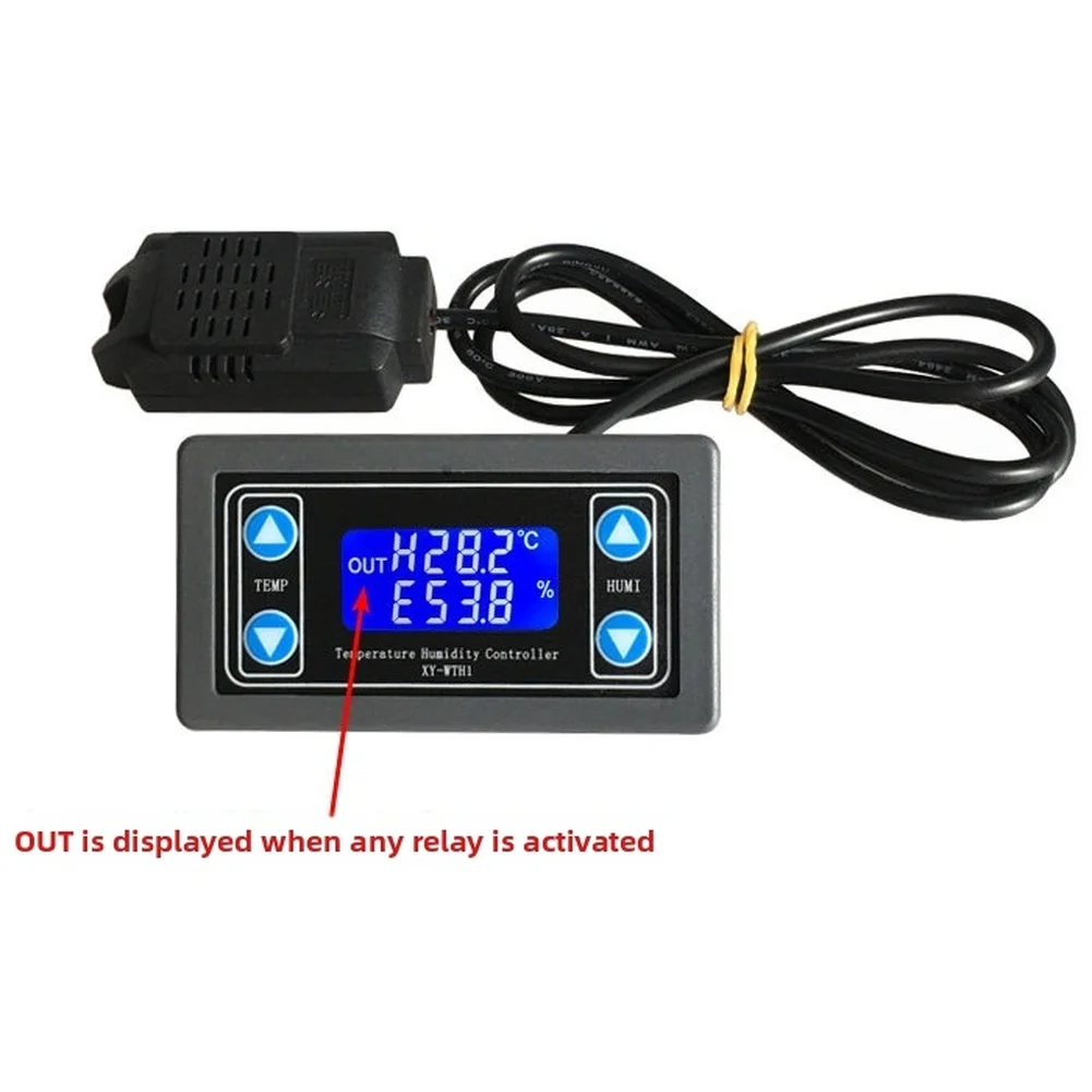 Long Term Accuracy Calibration Tool SHT20 Sensor Temp Humidity Module Output Capacity 10A Integrated Detection Probe