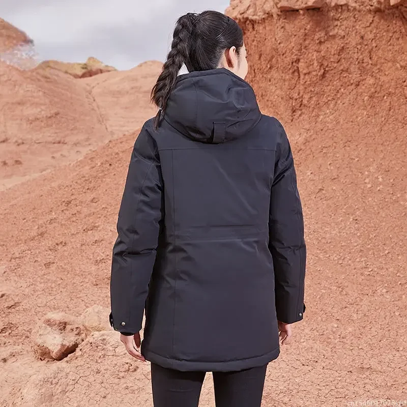 Youpin قشارة-30 ℃ مقاومة البرد سترة منفوخة الرجال في الهواء الطلق أسفل سترة معطف الرجال الشتاء سميكة الدافئة سترات سترة مع غطاء محرك السيارة