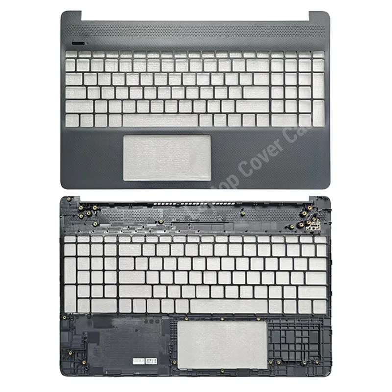 جديد لـ HP 15-DY 15T-DY 15-EF 15S-EQ 15s-FQ TPN-Q222 LCD الغطاء الخلفي/الحافة/المفصلات/Palmrest العلوي/الغطاء السفلي