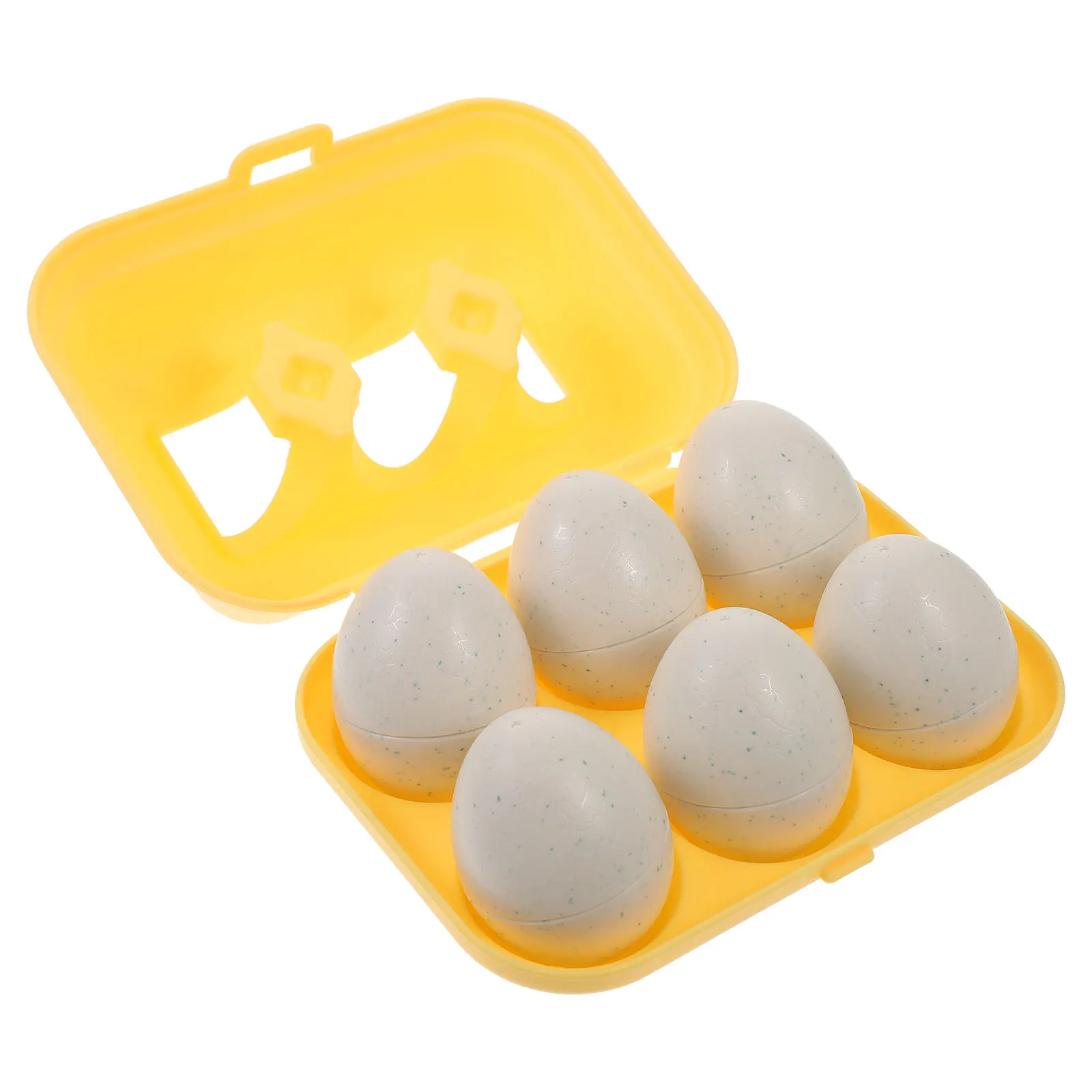 

6 Pcs Eggs Toy Educational Matching Eggs Games Toy Puzzle Color Recognition Reusable Safe Kids Learning Egg Toys