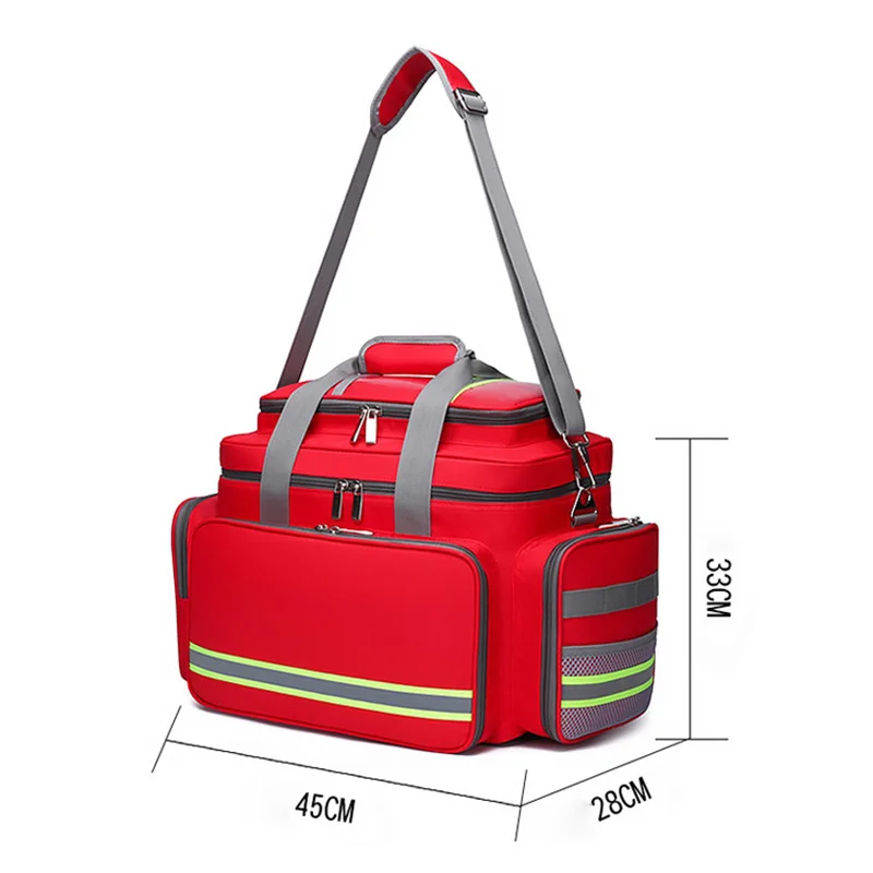 Outdoor Trauma First Aid Kits Bag Rescue Emergency Supplies Portable Bag Camping Reflective Multi-pocket Bags Medical Trauma Bag