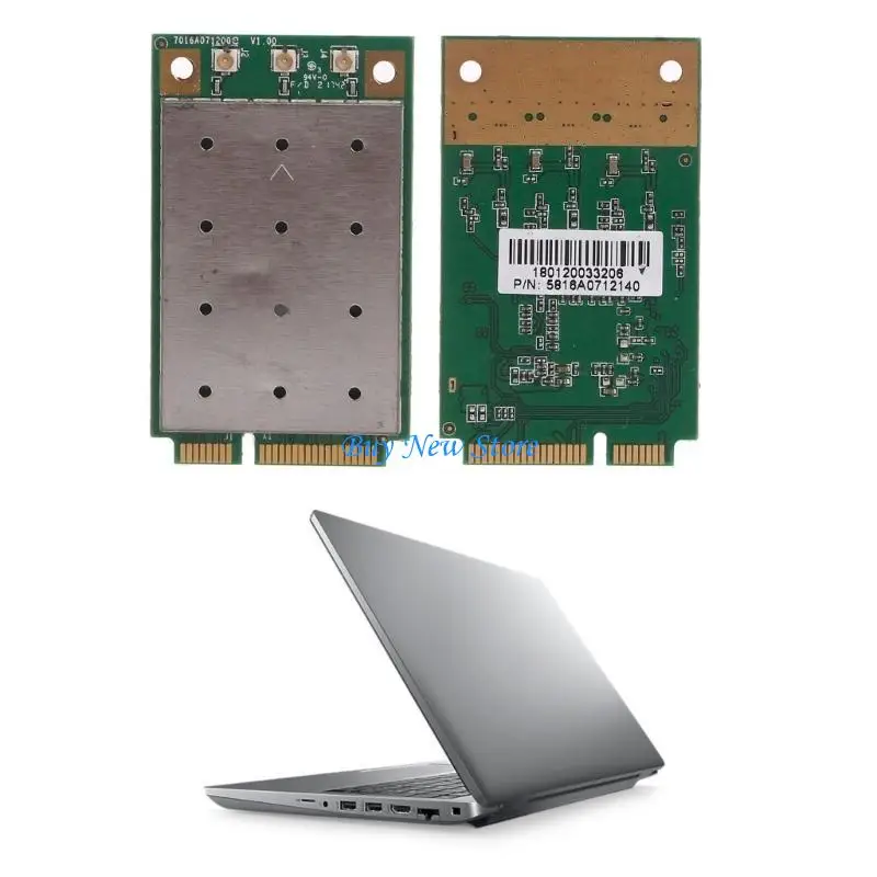 

Беспроводная карта 20ce QCA9880 Mini PCIe WiFi Card 1300M WiFi Card 3X3MIMO FAST WLAN CARD для игр