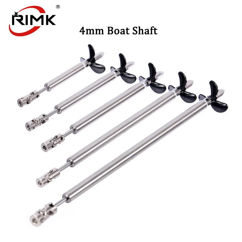 RC Boat S.S 4mm Boat Shaft Drive Shaft +Cardan Joint+3 Blades Propeller +Stainless Steel Shaft Sleeve+ Prop Nut For Rc Boat