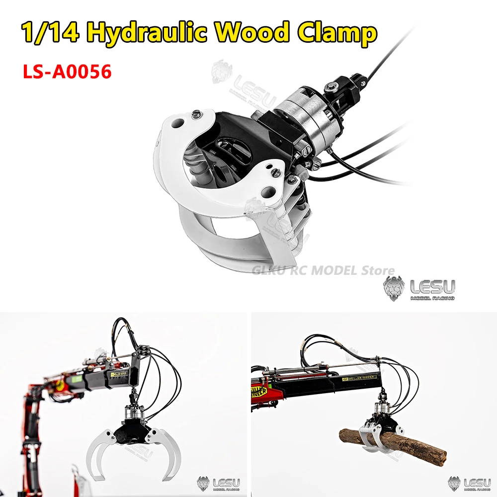 

LESU Metal Wood Clamp LS-A0056 for 1/14 RC Hydraulic Roll-off Truck Crane Full Unloading Truck Model Toy Upgrade Parts DIY Parts