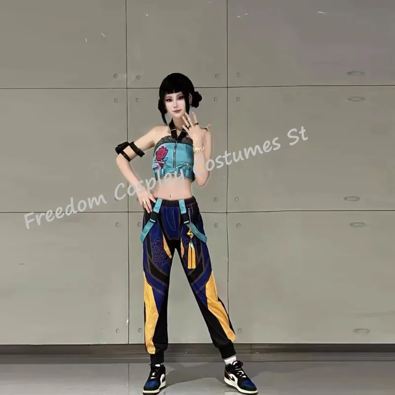 

В НАЛИЧИИ Superstar Zoe Косплей Костюм Зои Парик Кольцо Полный комплект Групповой костюм для девочек Женский Хэллоуин Карнавальная вечеринка Rolep8;c'4,t;6.j'2;