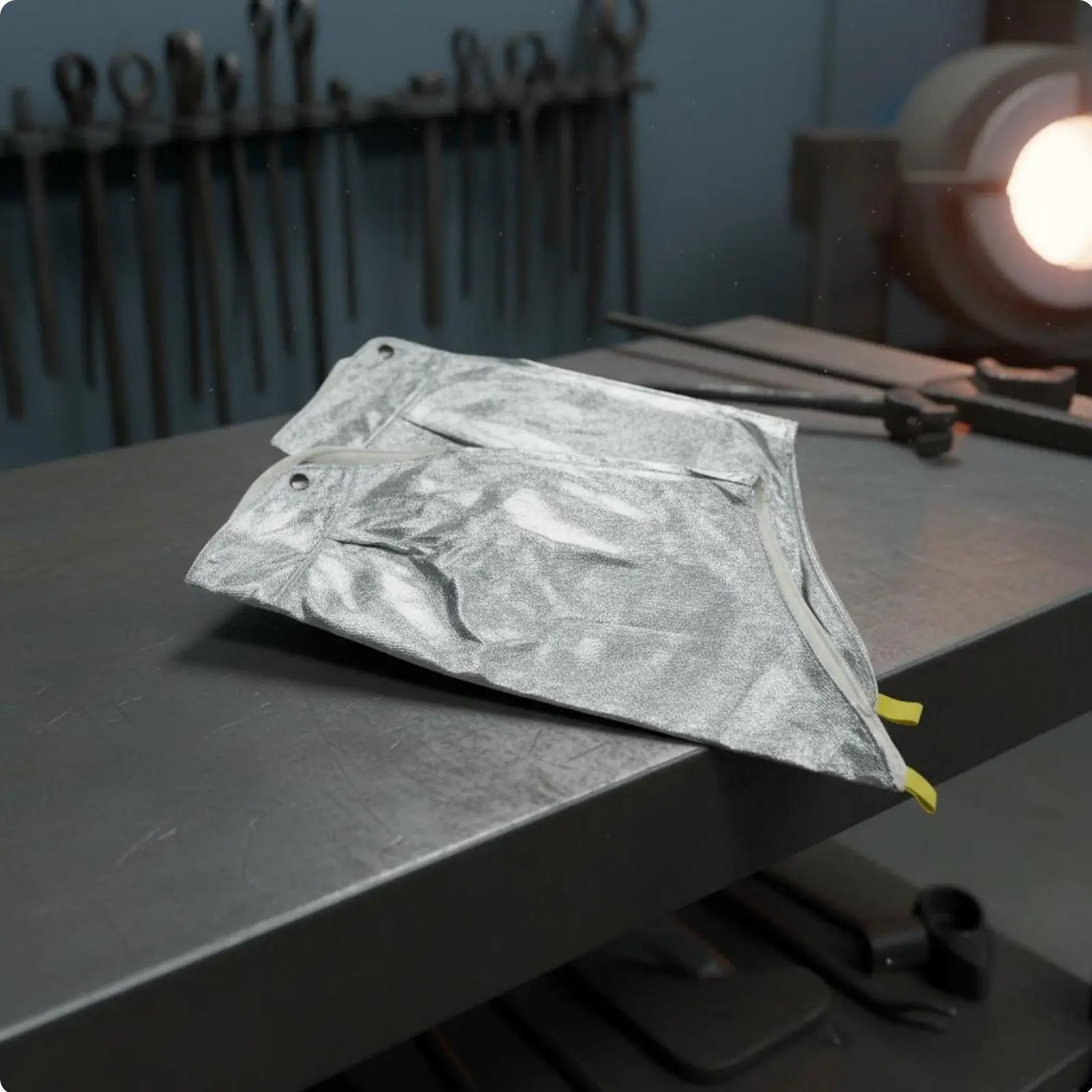 Thermal Insulating Heat Resistant Sleeve for Arm Aluminized Fireproof Spark Protection Welding Sleeves for Petrochemical Use