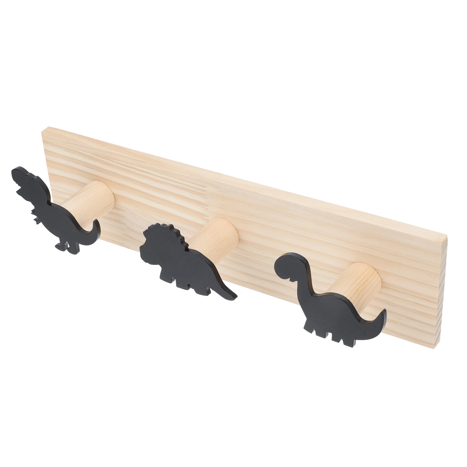 

Wooden Home Hooks Wall-mounted Row Hook Hand-polished Coat Hat Rack Smooth Edge -friendly Long-lasting Use