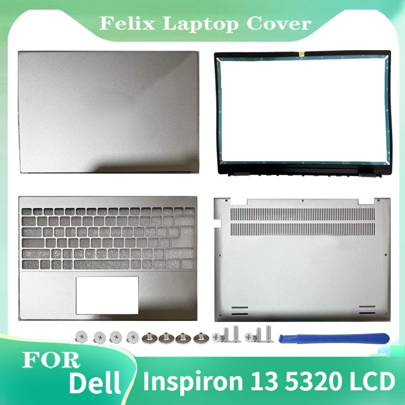 Imagem -01 - Tampa Traseira Lcd para Dell Inspiron 13 5320 Moldura Frontal Descanso de Palma Tampa Inferior 07xrrt 0v3v52 06v5t7 0h3cw2 tampa traseira lcd para dell inspiron 13 5320 moldura frontal descanso de palma tampa inferior 07xrrt 0v3v52 06v5t7 0h3cw2 01