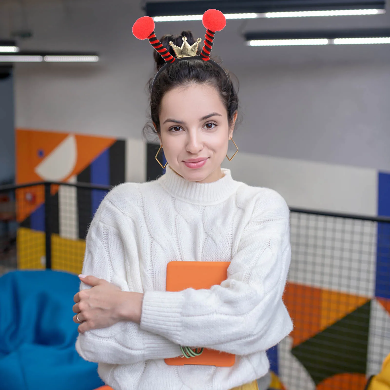 

4 Pcs Bee Headband Yellow Black Red Crown Party Accessories Fashionable Comfortable Cosplay Halloween Photo Props