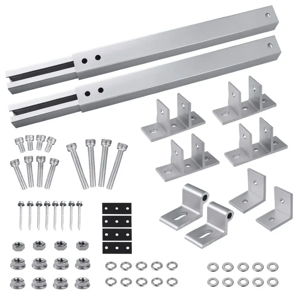 Adjustable Aluminum Solar Bracket For For Xianghengyuan Photovoltaic Panel Mount Roof Ground Tilt Support Mounting Rack