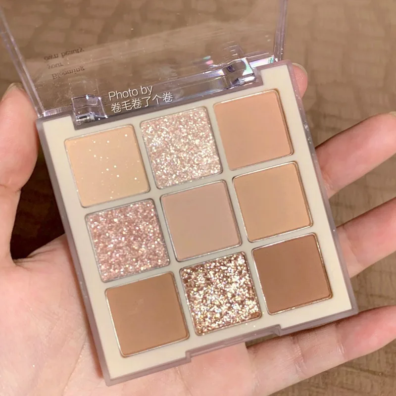Amour mignon ombre à paupières Palette paillettes nacrées fard à paupières Palette nue longue durée charmant yeux maquillage Palette cosmétiques