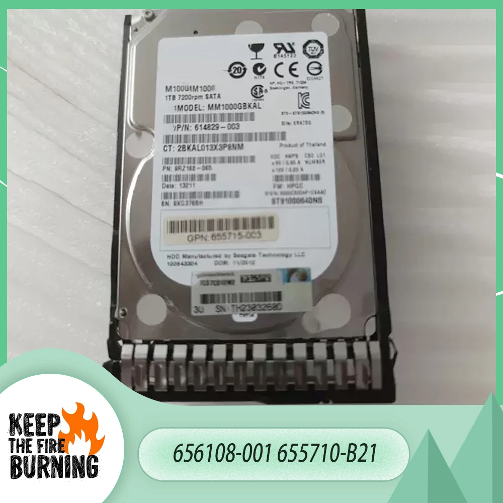 

For HP 656108-001 655710-B21 7.2K 1T SATA 2.5''Hard Drive