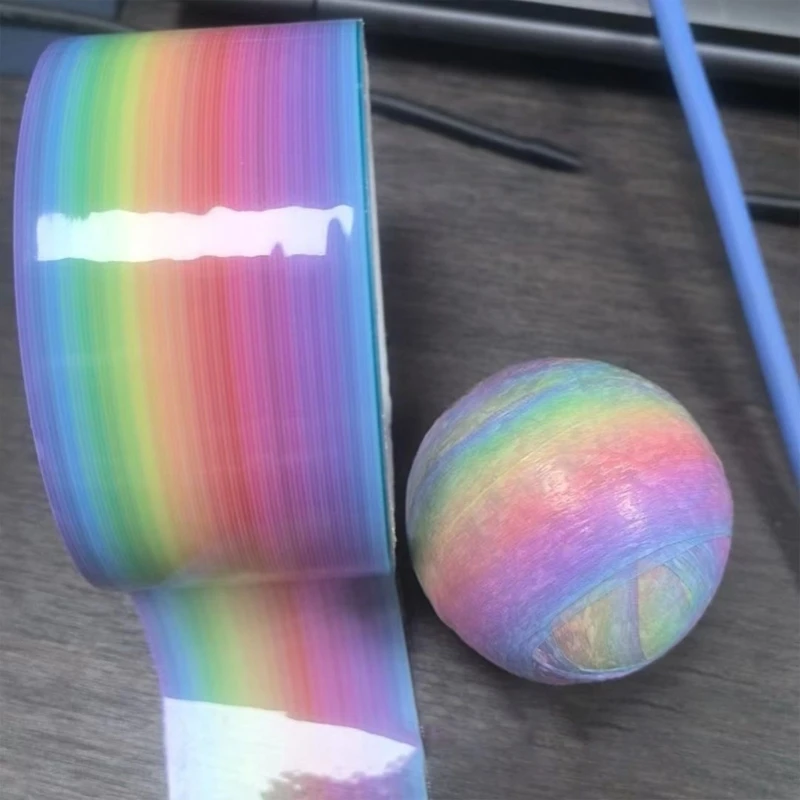 Rainbow Balls Tape Buntes Tape Relax Balls Tape zum Herstellen von Bällen