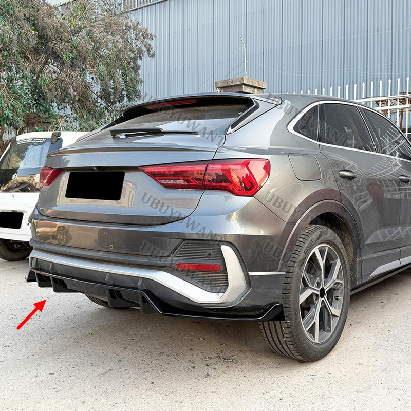 2019 To Up For To Audi Q3 F3 Sportback Coupe Rear Diffuser Bumper Lip Spoiler Upgrade Refits Splitter
