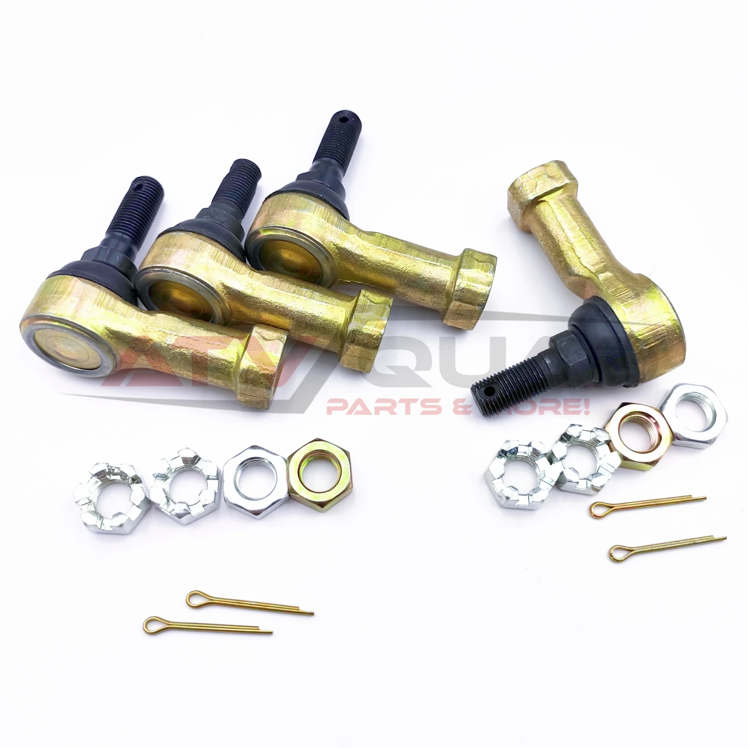 2 Sets Tie Rod End Kit for Kawasaki KVF360A KVF360B KVF360C Prairie 360 39112-7501