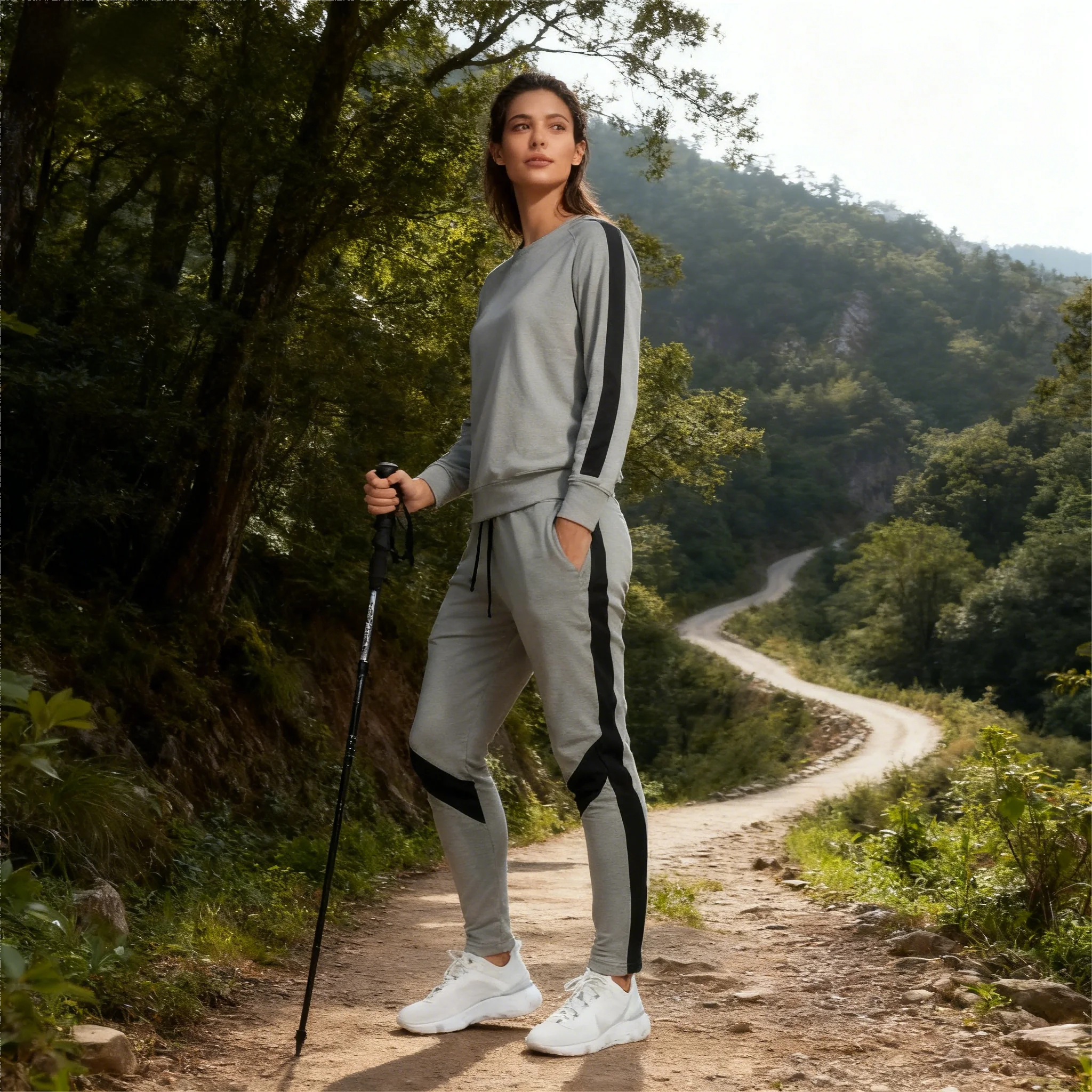 2026 جديد الرجال تشغيل السراويل السراويل الفضفاضة محايدة تنفس فضفاض السراويل في الهواء الطلق تصميم الأزياء سراويل للجري 2026 Sweatpants جديد #2