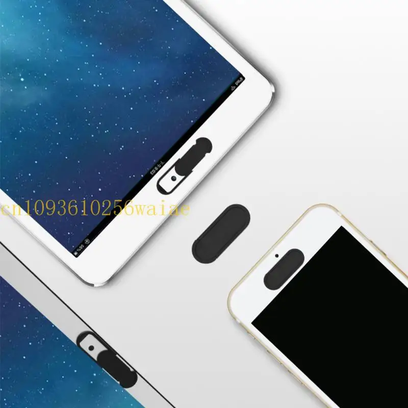 652f軽量ウェブカメラカバー、6PCS Webカメラのプライバシーブロッカーのセットブラック