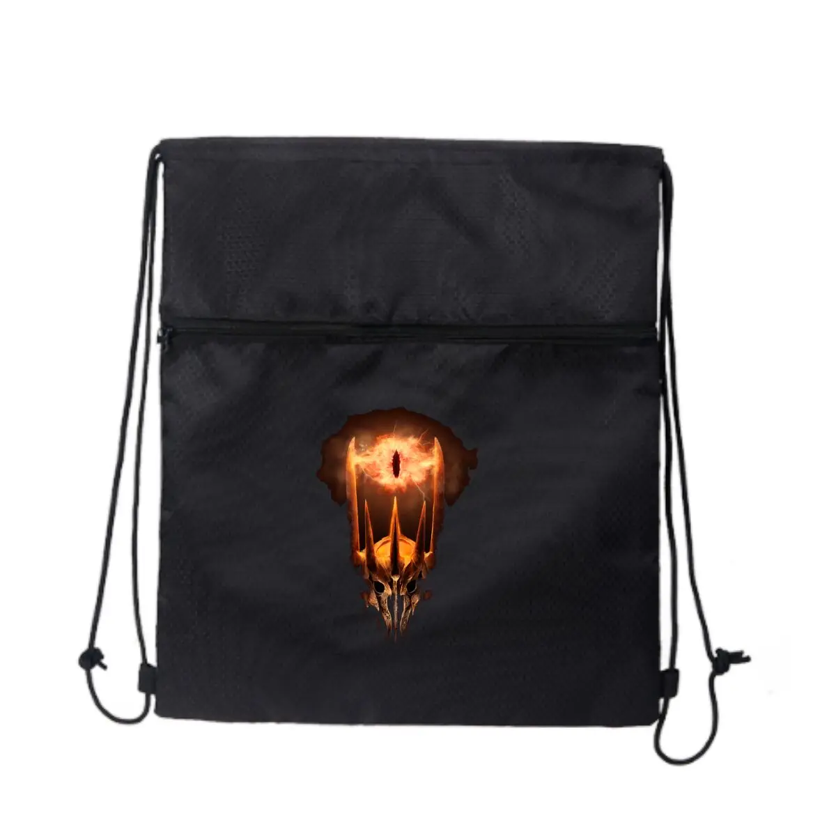 

«Predator Eye» — черный дорожный рюкзак на молнии Sci-Fi Horror Art на шнурке, легкий для поездок