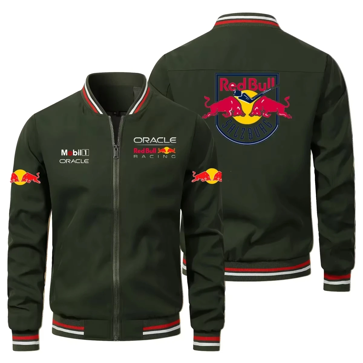 

2025 New Red Bull Print Jacket Racing Team Official Website Racing Jacket Outdoor Sportswear Men Women Clothing Tops Zip Jacket