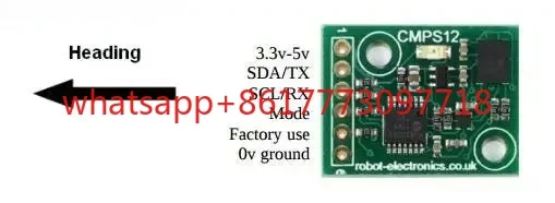Imported tilt compensation CMPS12 electronic compass magnetometer CMPS11 upgraded version.