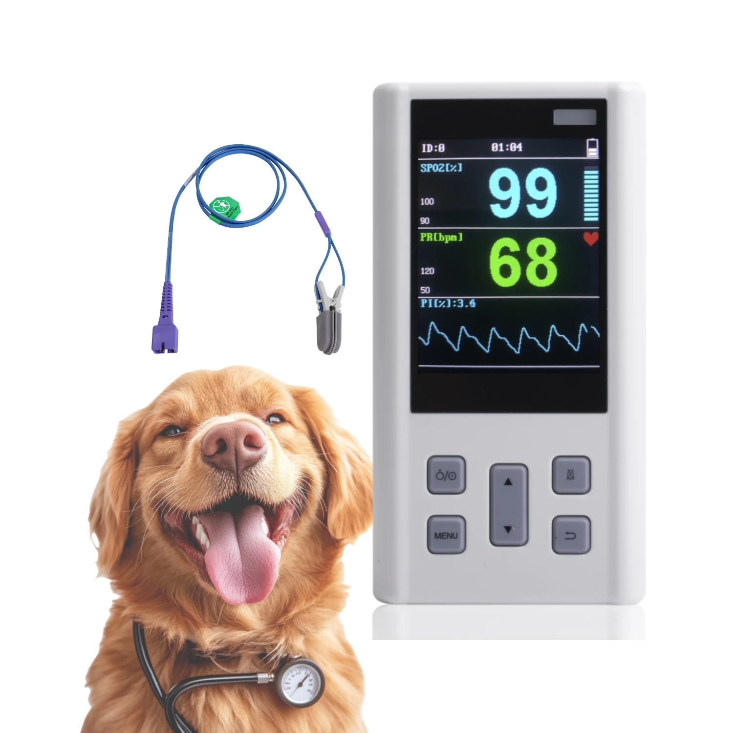 Medical Grade Pulse Oximeter Compact SPO2 Monitor for Adult/neonate/pediatric/veterinary