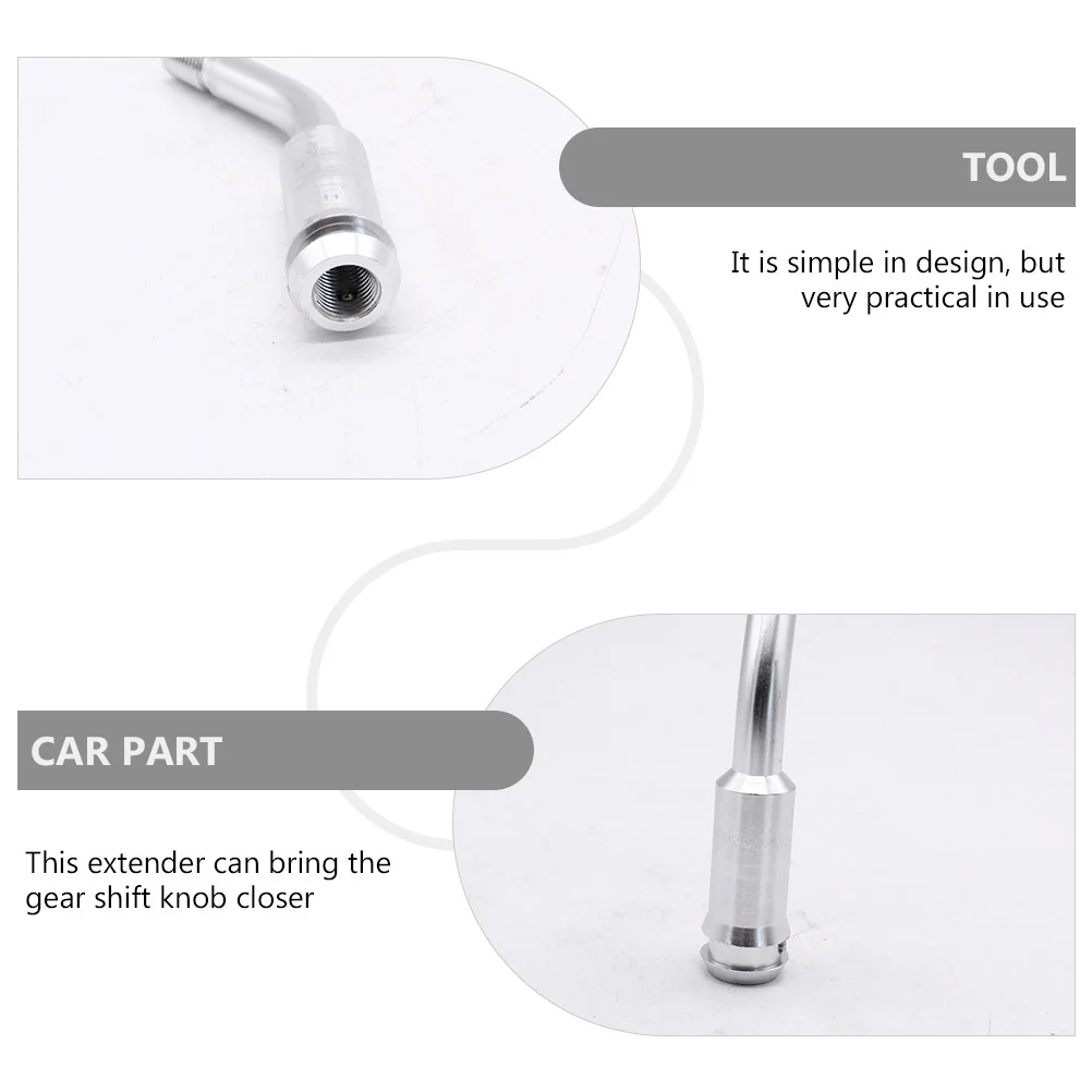 

Gear Knob Extender Premium Aluminum Alloy Straight Shifter Lever Extension for T4 Enhanced Driving Experience Car Modification