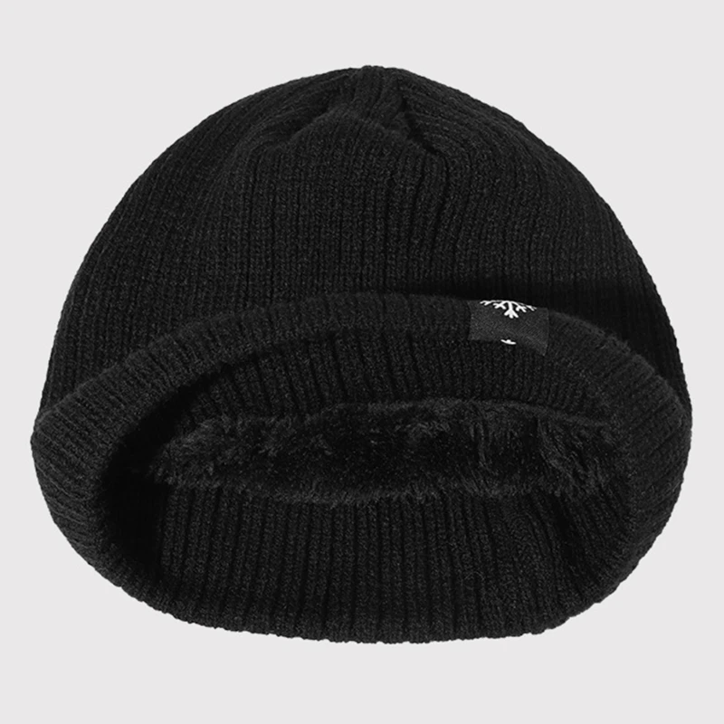 Winter Hat Beanie 2023 Plus Fleece Knit Hat Thicken Men\'s Hat For Women Outdoor Travel Knitted Hat Gift Comfortable Warm Riding