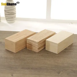 DIY House Storage Box Natural Wooden Postcard Home Organizer Handmade Craft Jewelry Case 19.5x8.5x7CM Bamboo box