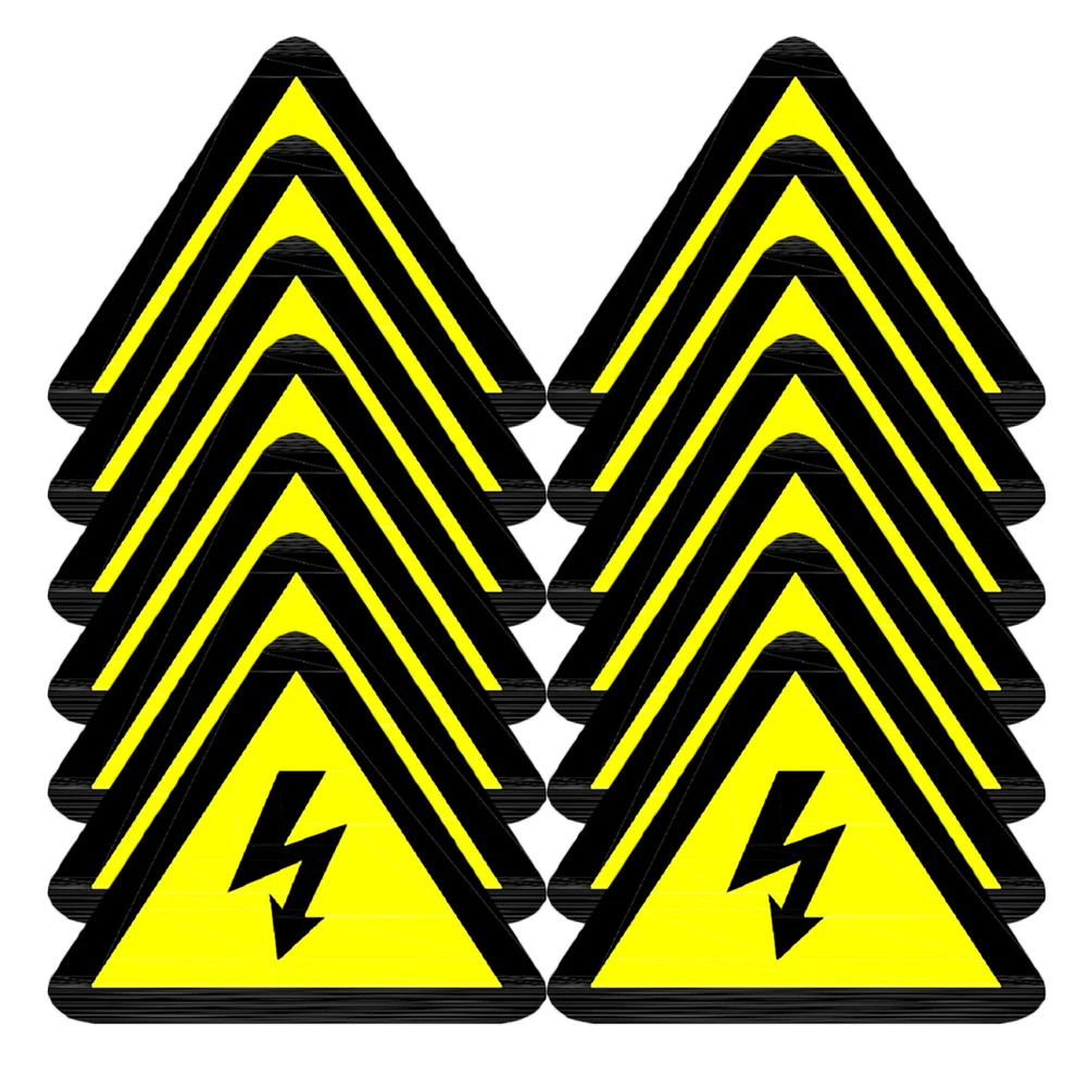 

Label Electrical Anti Slip Sticker Stickers Panel Safety Caution High Voltage Labels Electromagnetic Warning