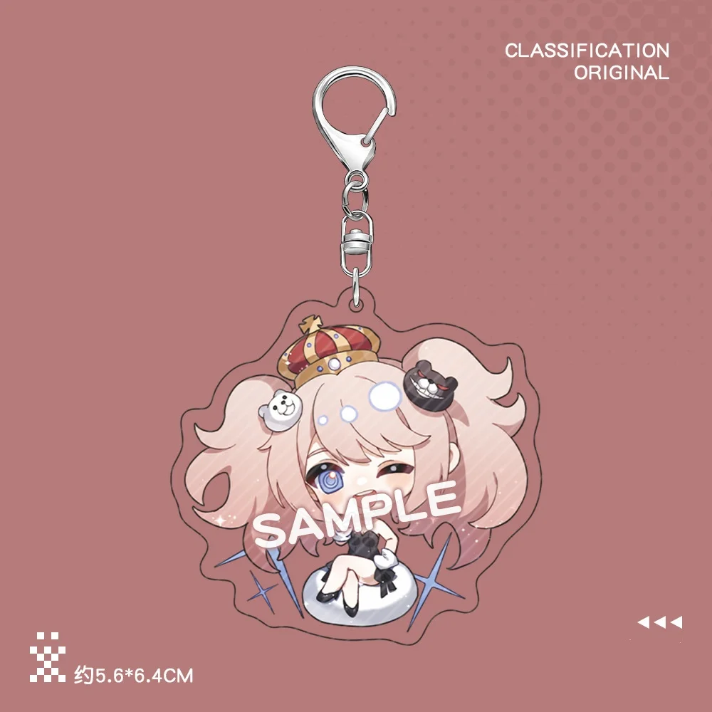 Danganronpa New Keychain Enoshima Junko Cute Cartoon Anime Game  Pendant Anime Backpack Jewelry Badge Friend Gift