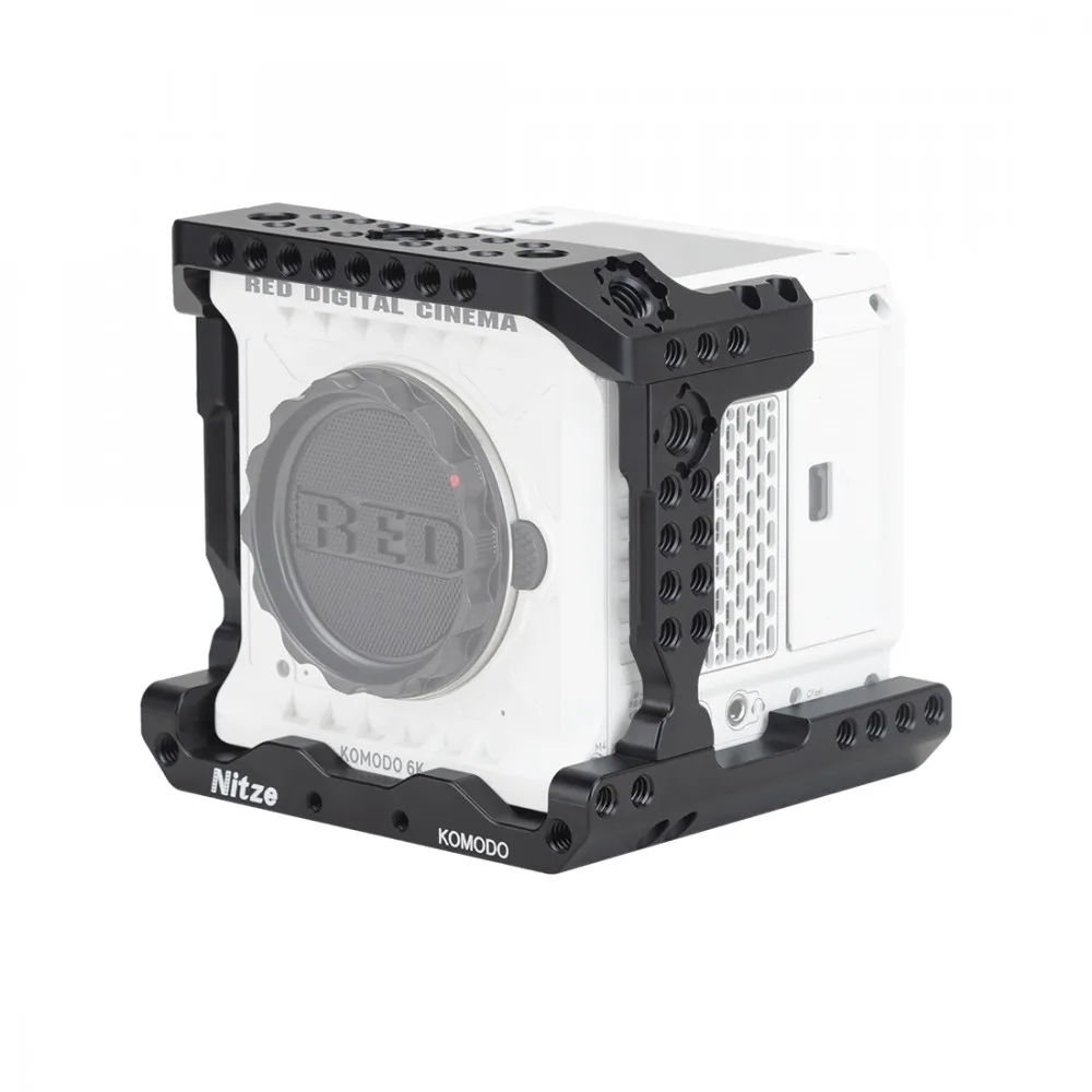 

NITZE Camera Cage,with ARRI Rosette Mount n NATO Rail Design For RED KOMODO 6K Pro - TP-KOMODO