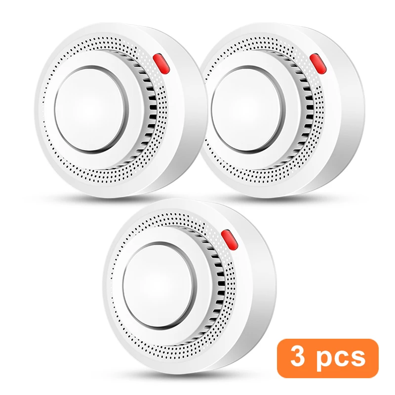 Tuya Smart WiFi Rooksensor Brandbeveiliging Rookmelder 85dB Geluid Beveiligingssysteem Brandweerlieden Smartlife APP-bediening