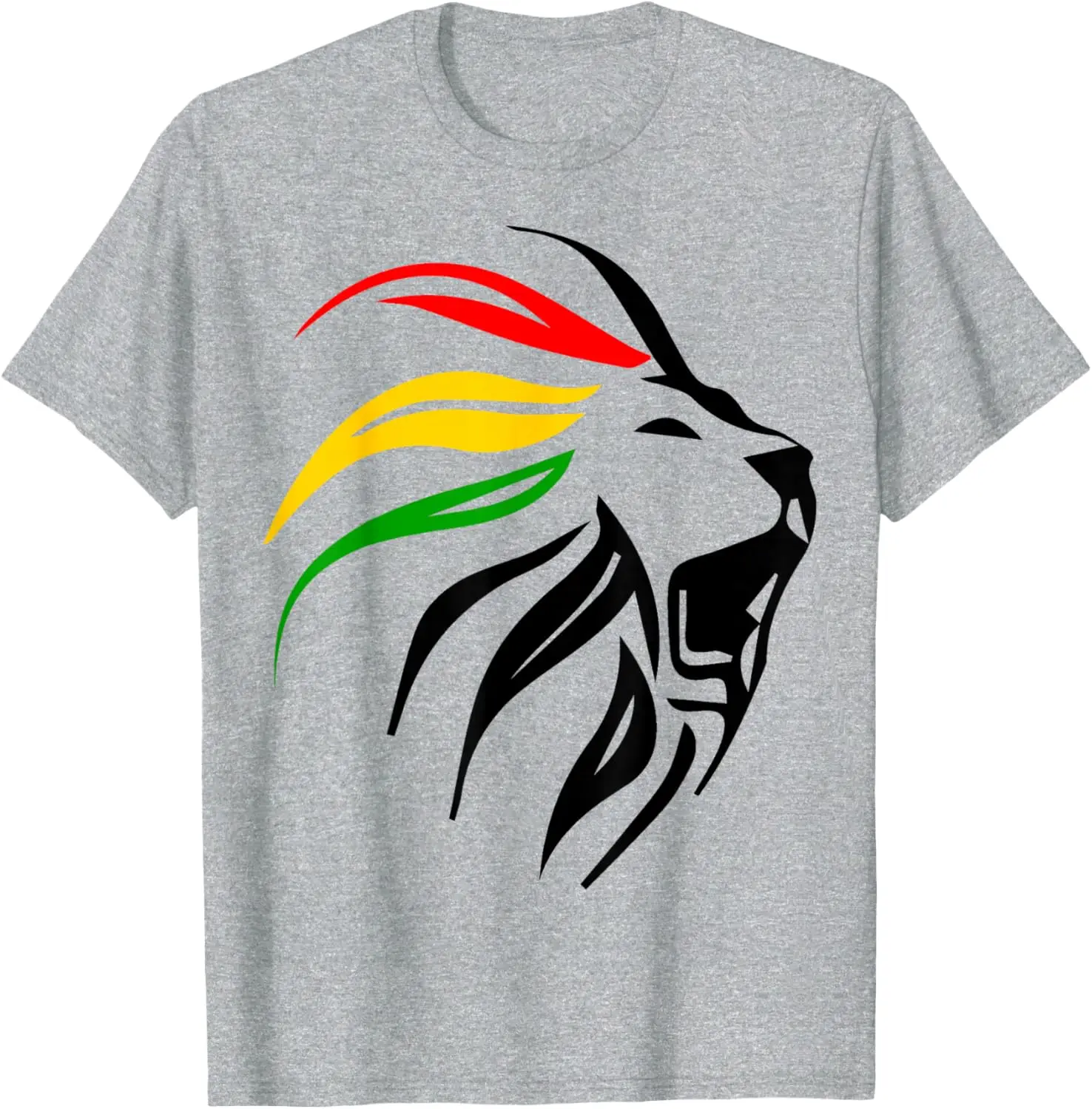 Rasta Lion Rastafari Colours Gift for Reggae Lover T-Shirt 100% Cotton O-Neck Short Sleeve Summer Casual Mens T-shirt Streetwear