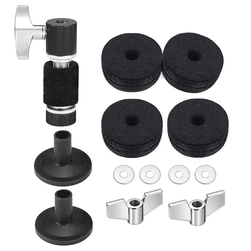 

13Pcs Cymbal Stand Felts Cymbal Sleeves Washer, Drum Drum Accessories