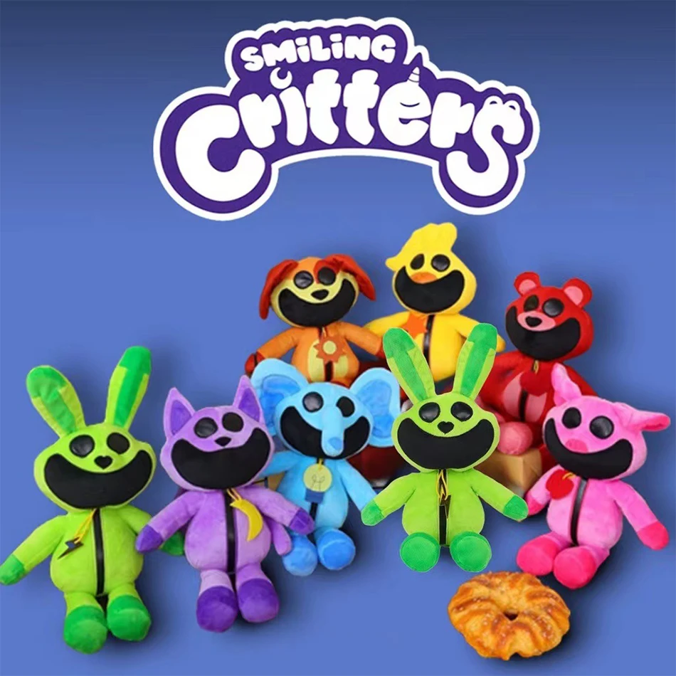 5PCS Wholesale Smiling Critters Plush Toy Smiling Critters Cat Nap Catnap Accion Doll Soft Toy Birthday Gift For Fan